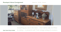 Desktop Screenshot of penelopesconsignment.com